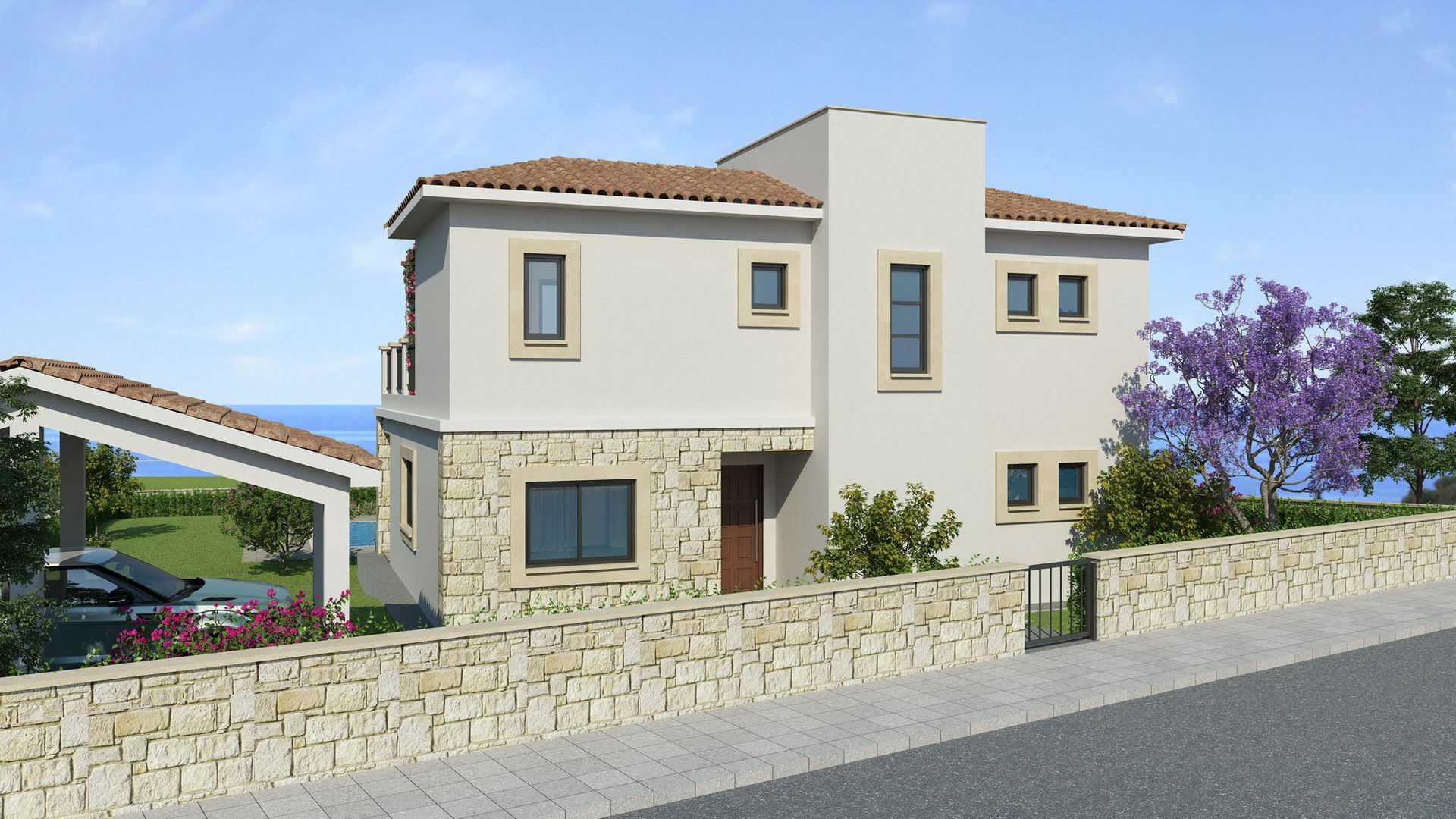Peyia Coastal Villas en Pegeia, Paphos, Chipre No. 5374