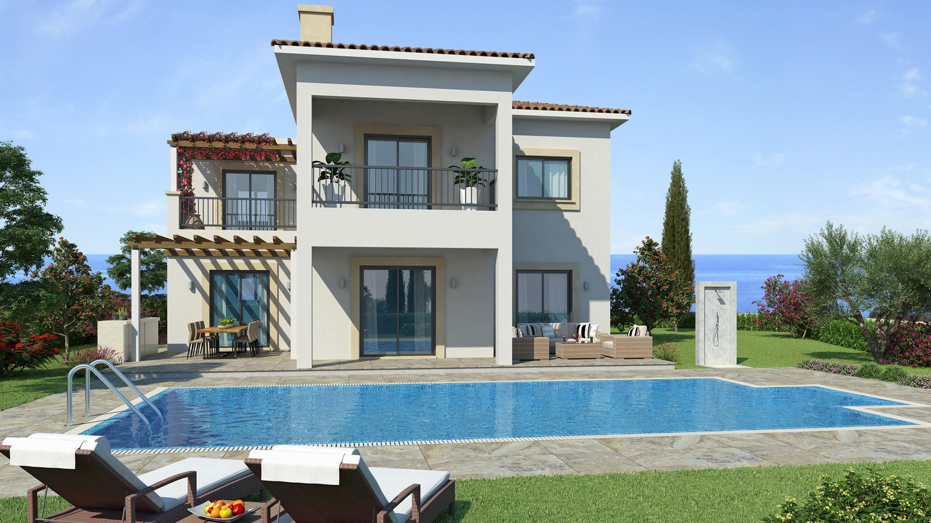 Peyia Coastal Villas en Pegeia, Paphos, Chipre No. 5374