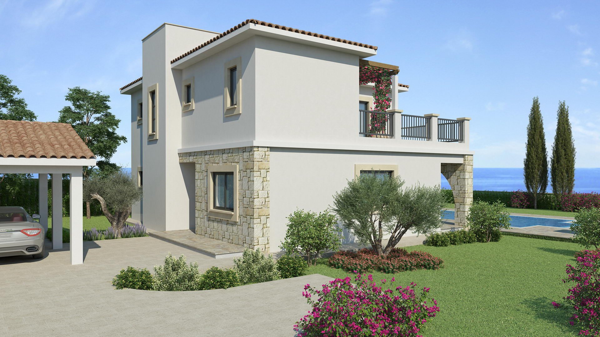 Peyia Coastal Villas en Pegeia, Paphos, Chipre No. 5374