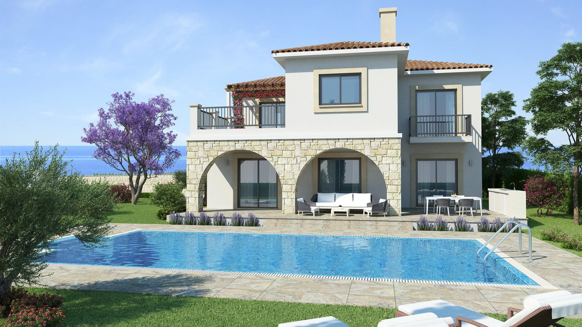 Peyia Coastal Villas en Pegeia, Paphos, Chipre No. 5374