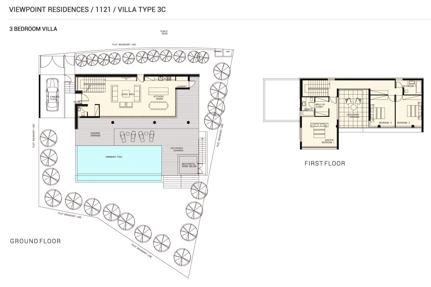 3 bedrooms Villa in Viewpoint Hills Pegeia, Paphos, Cyprus No. 5566