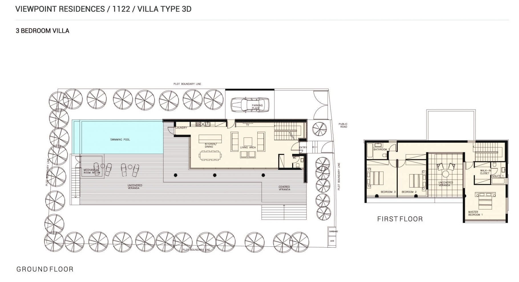 3 chambres Villa à Viewpoint Hills Pegeia, Paphos, Chypre No. 5568