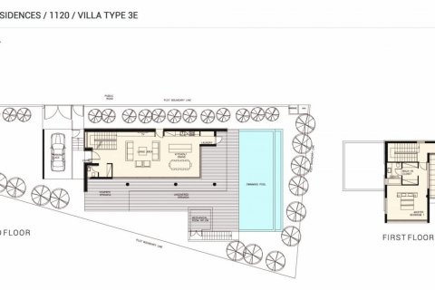 Villa floor plan «3BR-3», 3 bedrooms in Viewpoint Hills