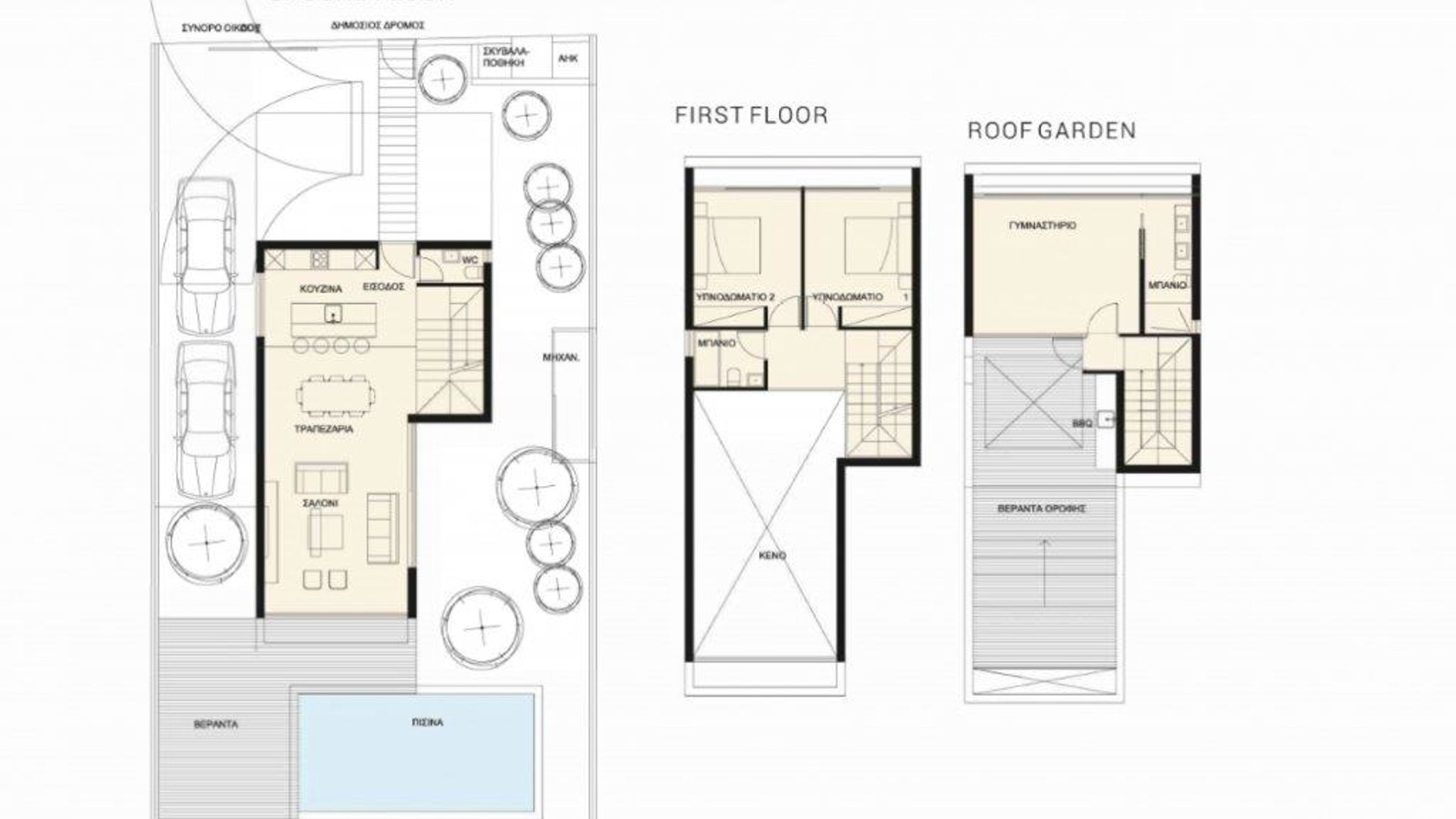 3 chambres Villa à Paphos, Chypre No. 28302