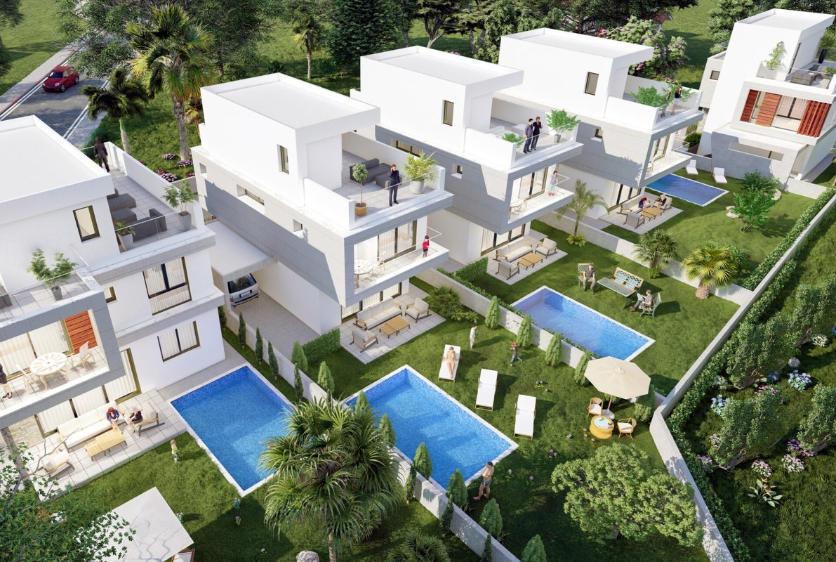 4 pièces Villa à Larnaca, Larnaka, Chypre No. 38974