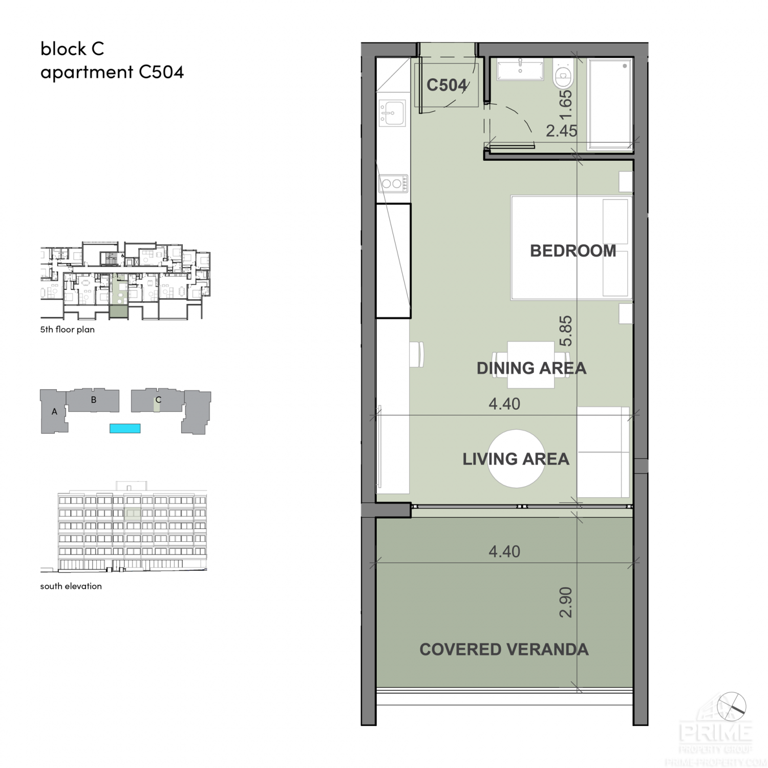 Studio Appartement à Limassol, Chypre No. 26910