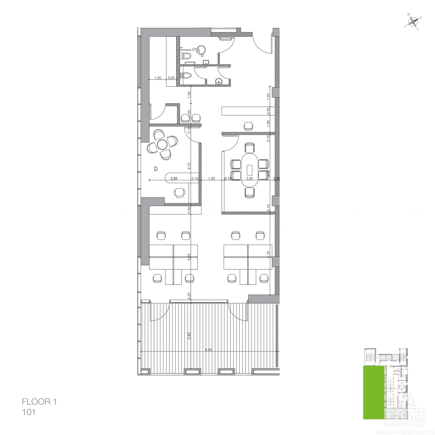 132m2 Oficina en Nicosia, Chipre No. 28153