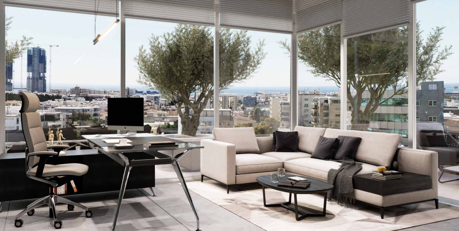 1302m2 Local comercial en Mesa Geitonia, Limassol, Chipre No. 53617