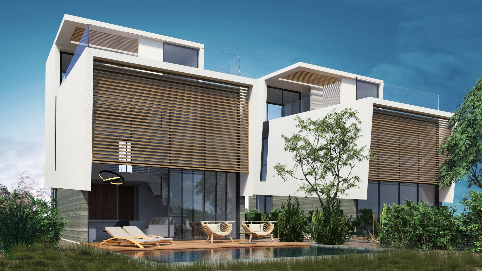 Вилла с 4 спальнями в Paradise Gardens, Пафос, Кипр № 4529