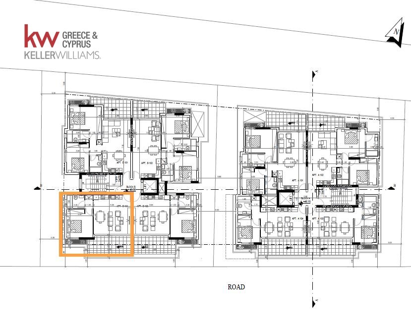 1 chambre Appartement à Larnaka, Chypre No. 52130