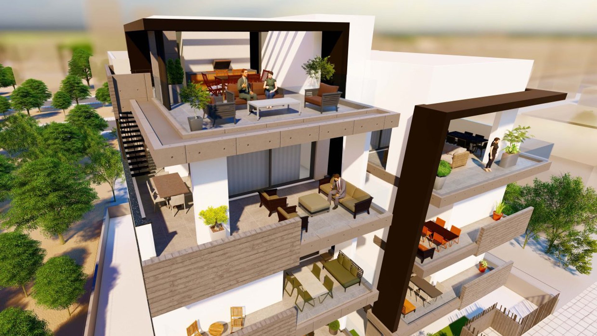2 bedrooms Penthouse in Kato Polemidia, Limassol, Cyprus No. 28605