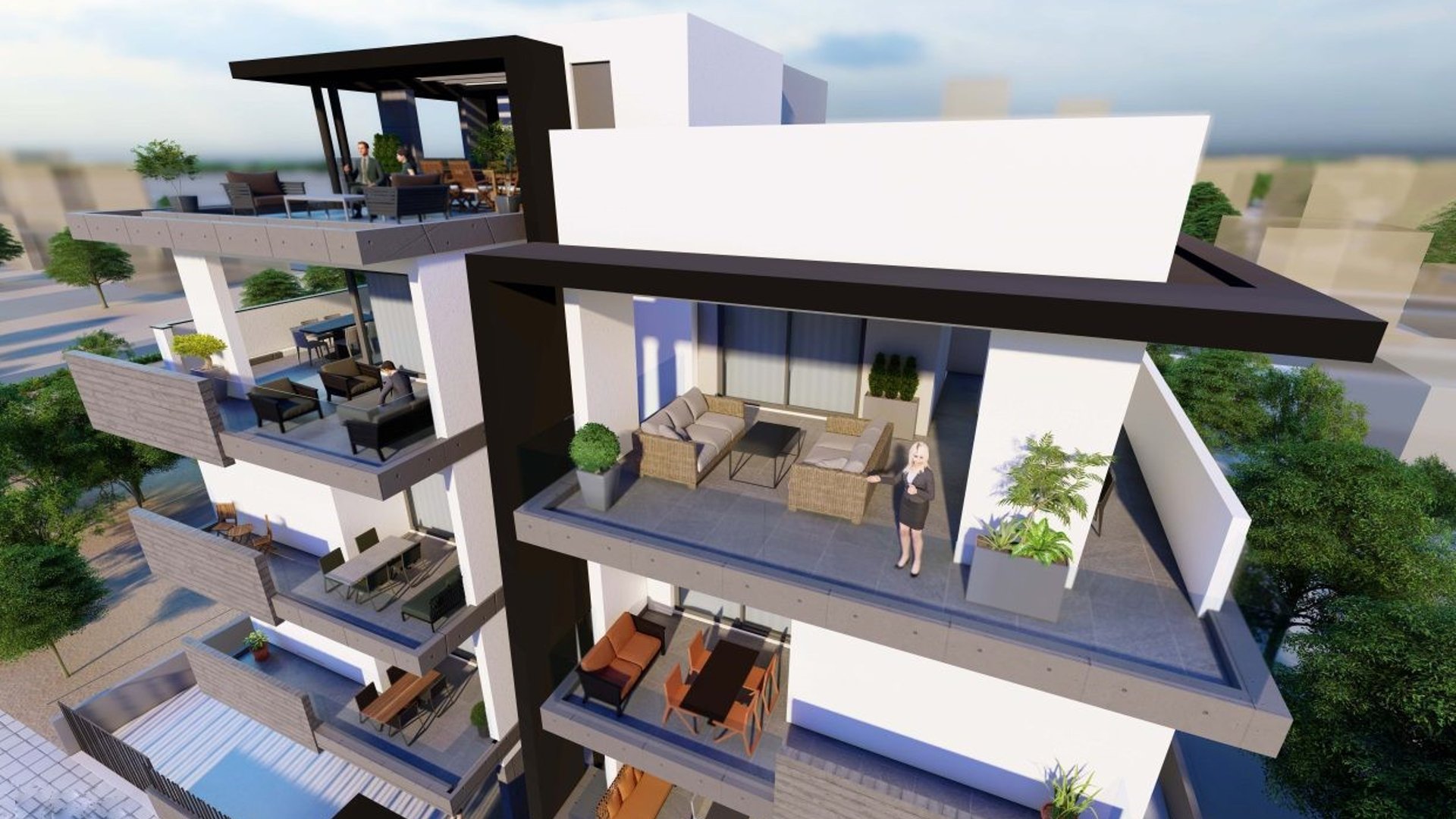 2 bedrooms Penthouse in Kato Polemidia, Limassol, Cyprus No. 28605