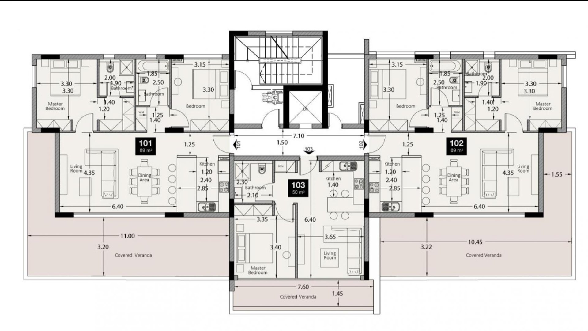 1 chambre Appartement à Potamos tis Germasogeias, Germasogeia, Limassol, Chypre No. 28890