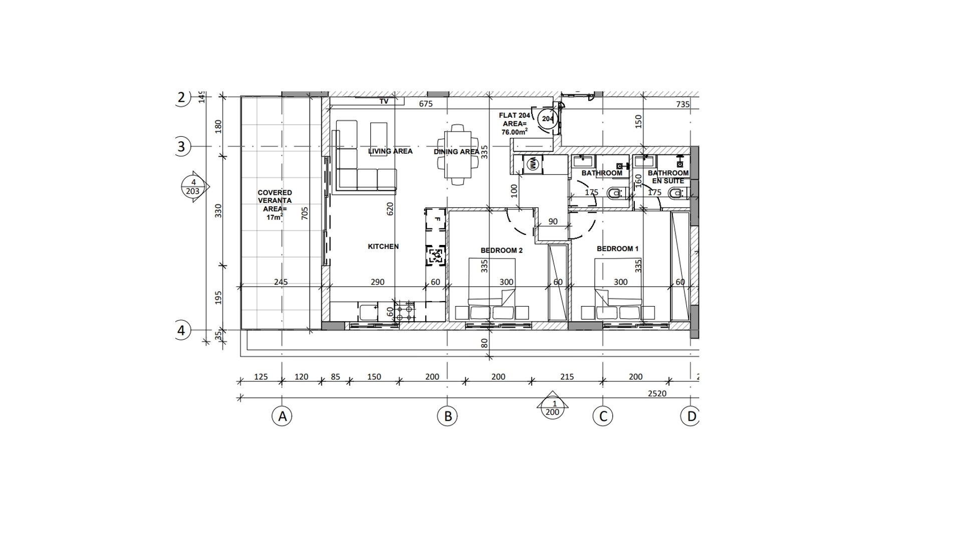 2 chambres Appartement à Oroklini, Larnaka, Chypre No. 28887