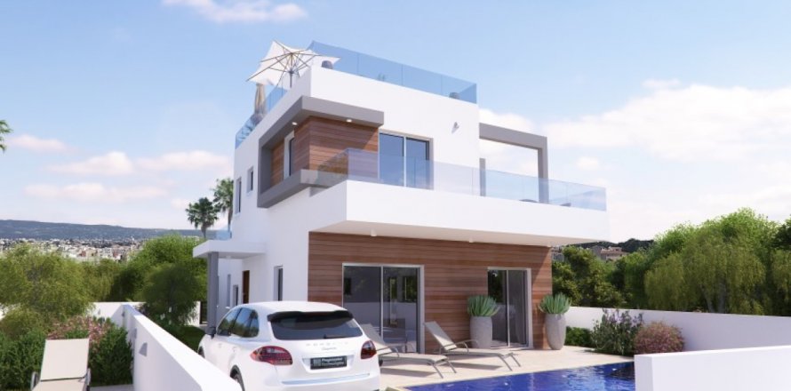 Вилла с 3 спальнями в Пафос,  № 38502