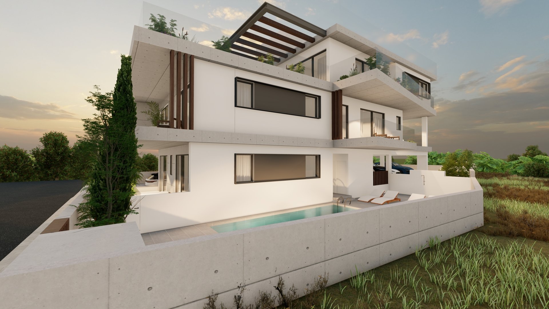 2 chambres Appartement à Konia, Paphos, Chypre No. 27172