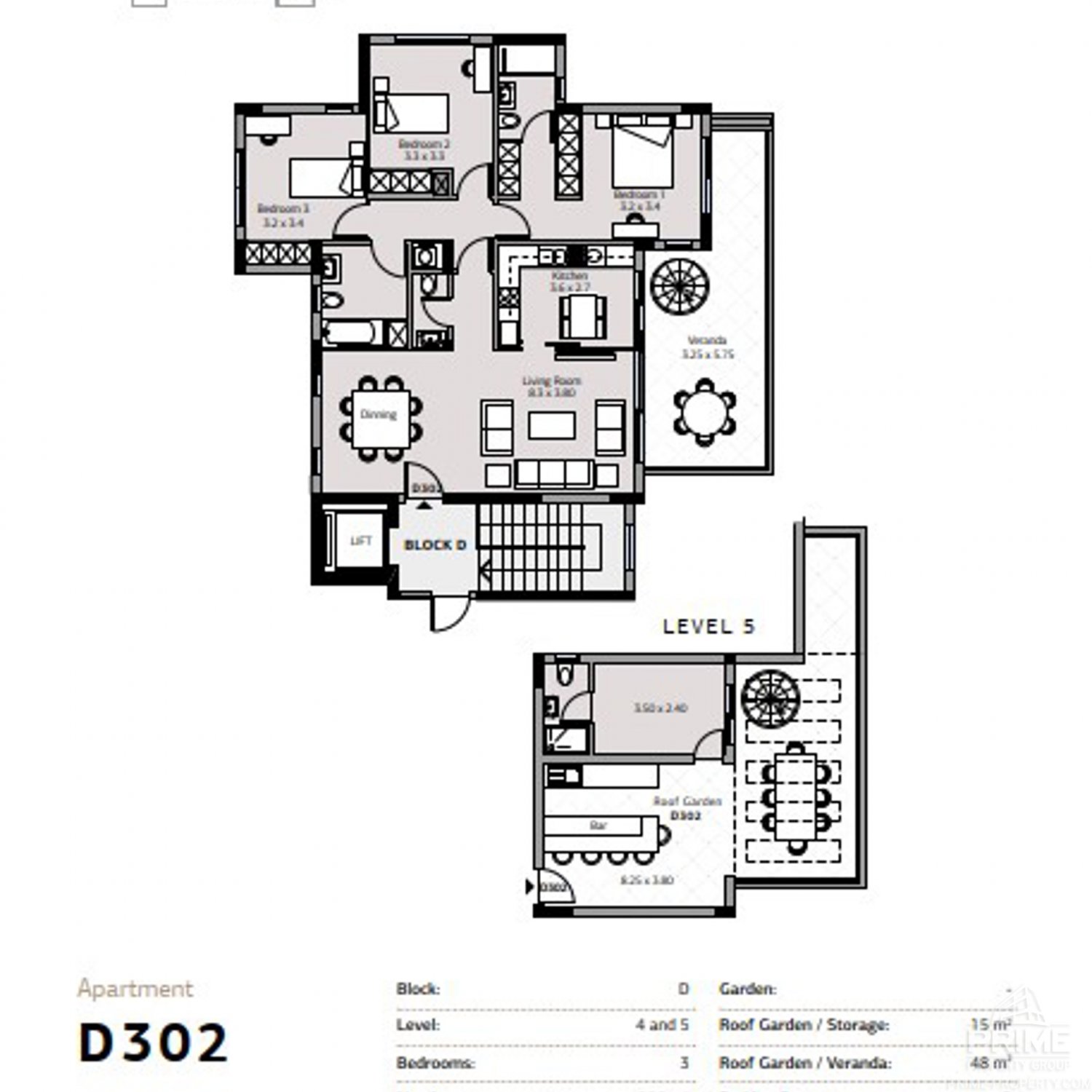 3 chambres Appartement à Limassol, Chypre No. 27171