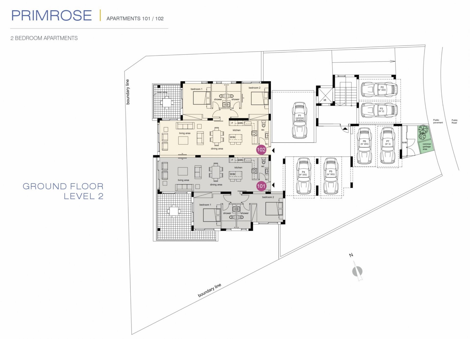 2 bedrooms Apartment in Mesa Chorio, Paphos, Cyprus No. 5415
