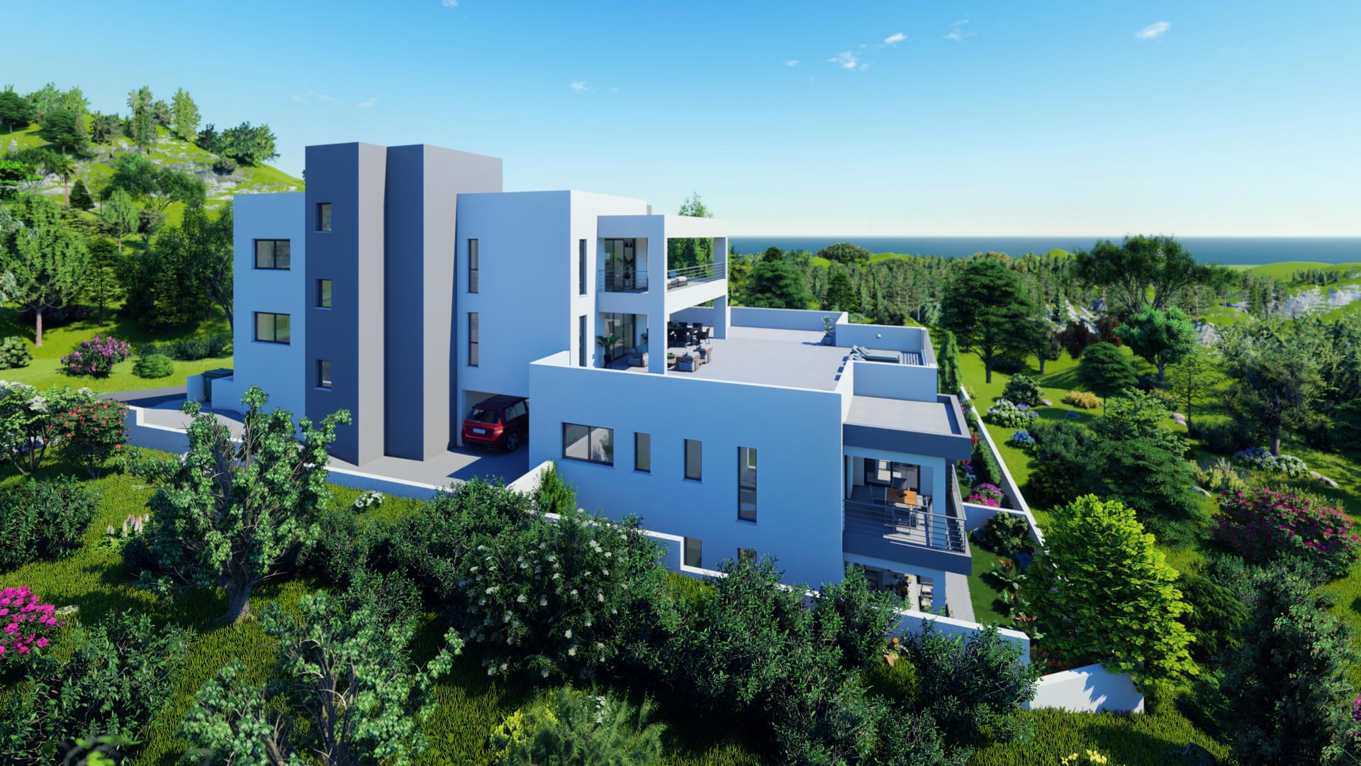 2 bedrooms Apartment in Mesa Chorio, Paphos, Cyprus No. 5415