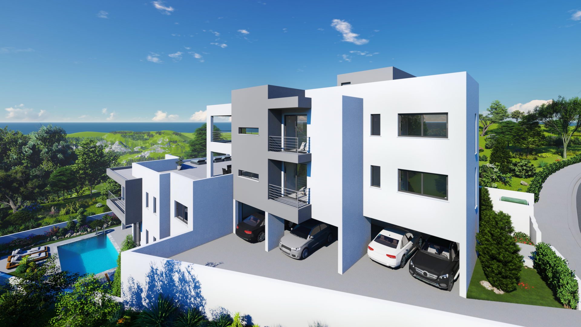 2 bedrooms Apartment in Mesa Chorio, Paphos, Cyprus No. 5415