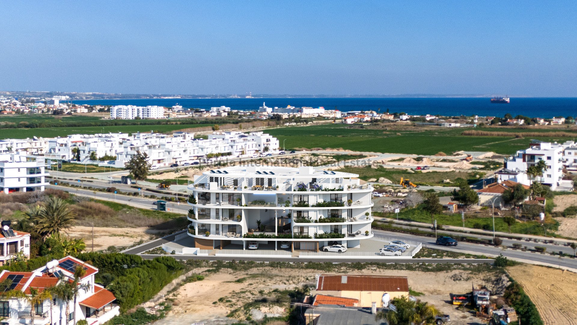 1 dormitorio Apartamento en Livadia, Larnaka, Chipre No. 51439