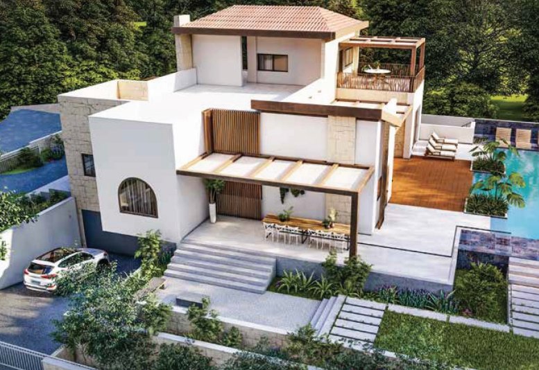 Вилла с 6 спальнями в Куклия, Пафос, Кипр № 56245