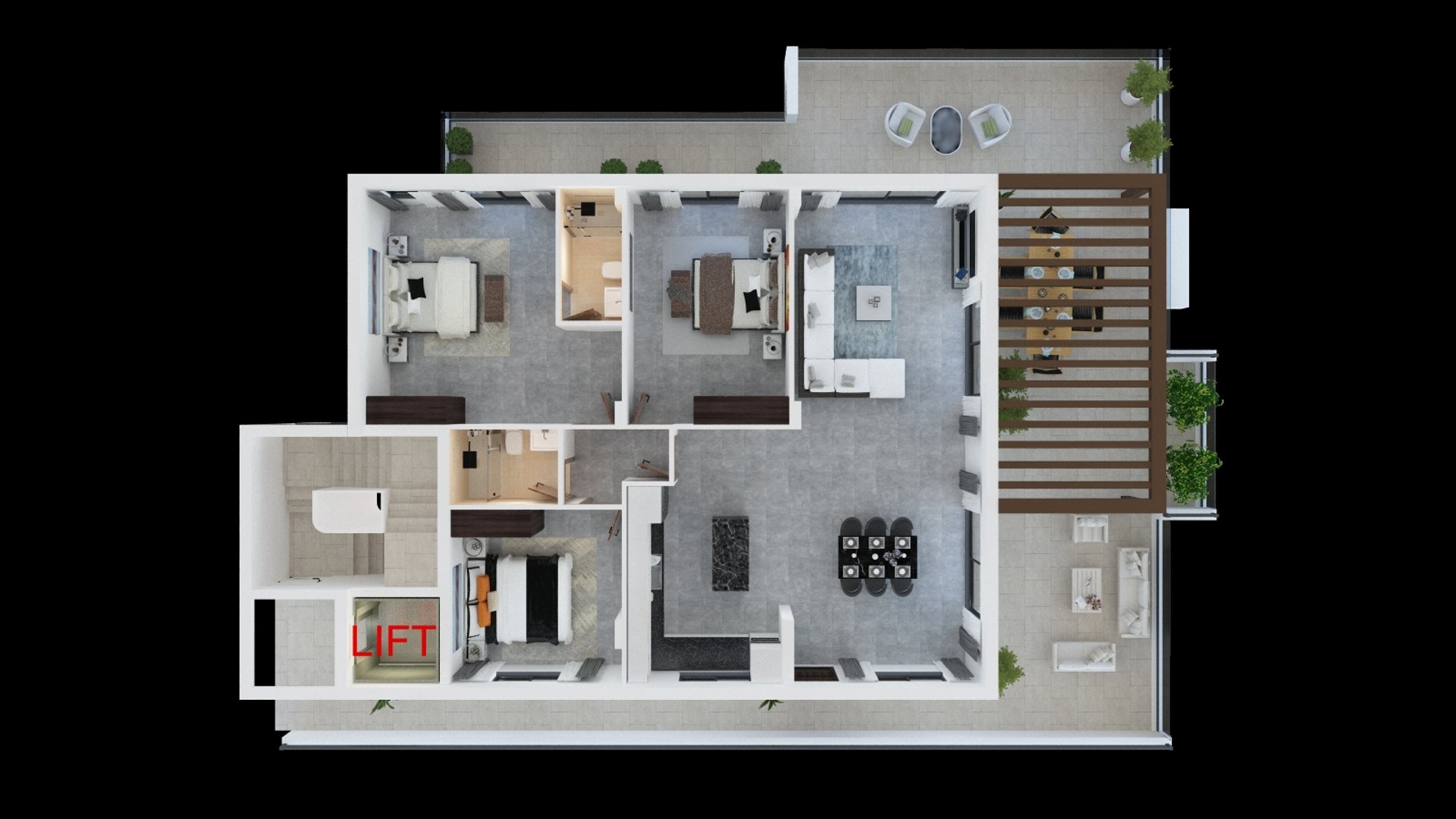 1 chambre Appartement à Paphos, Chypre No. 29468