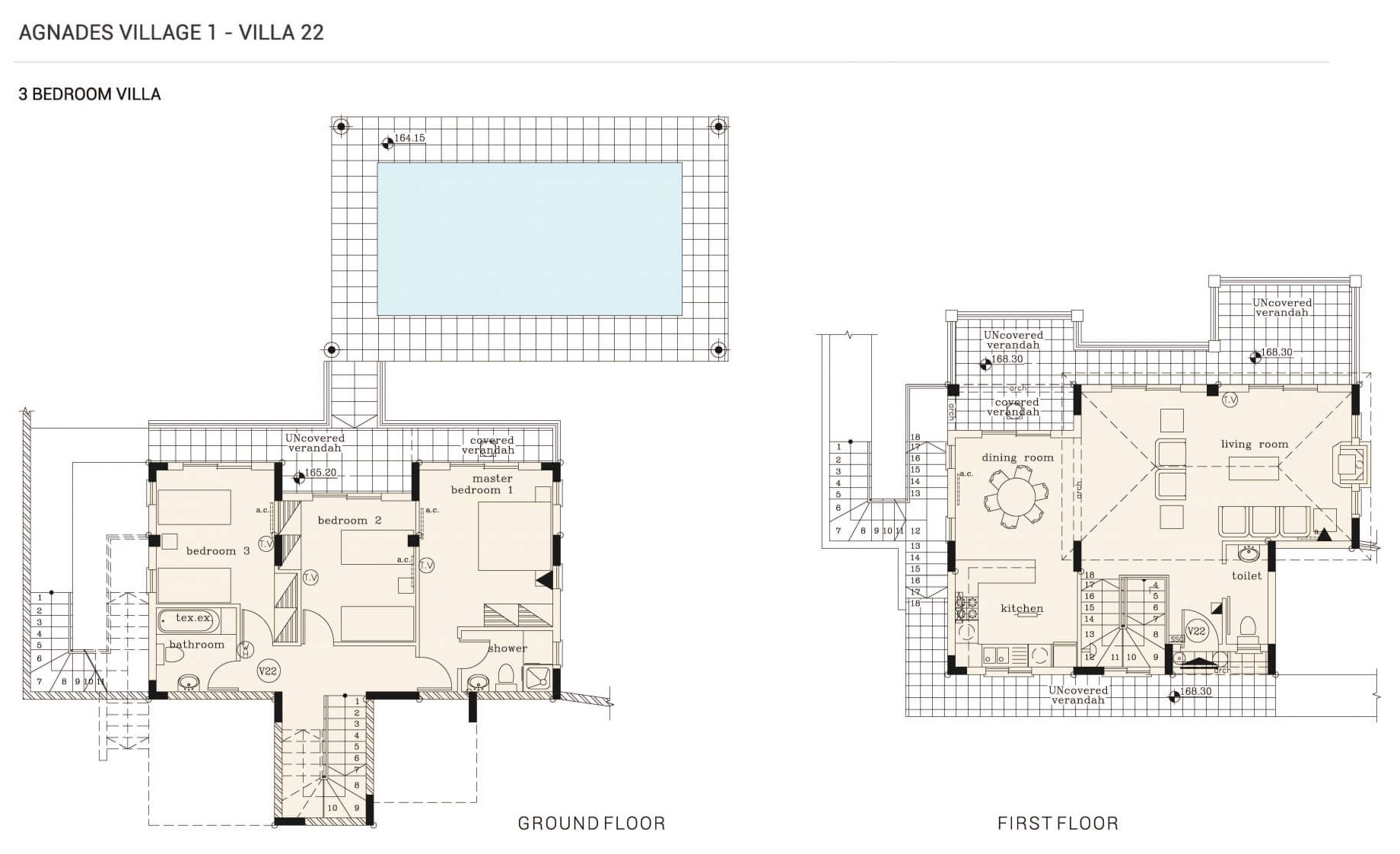3 dormitorios Villa en Agnades Village Polis, Paphos, Chipre No. 9072
