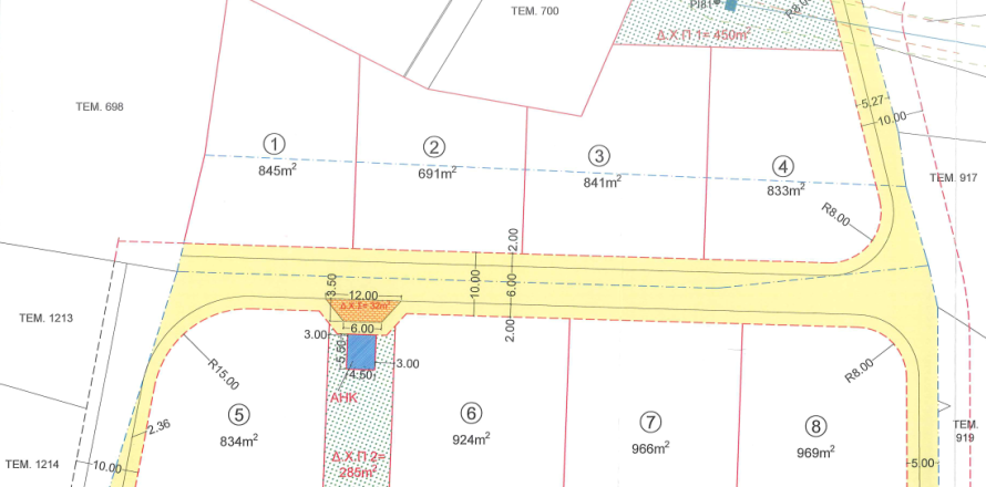 Land in Moni, Limassol,  No. 47822