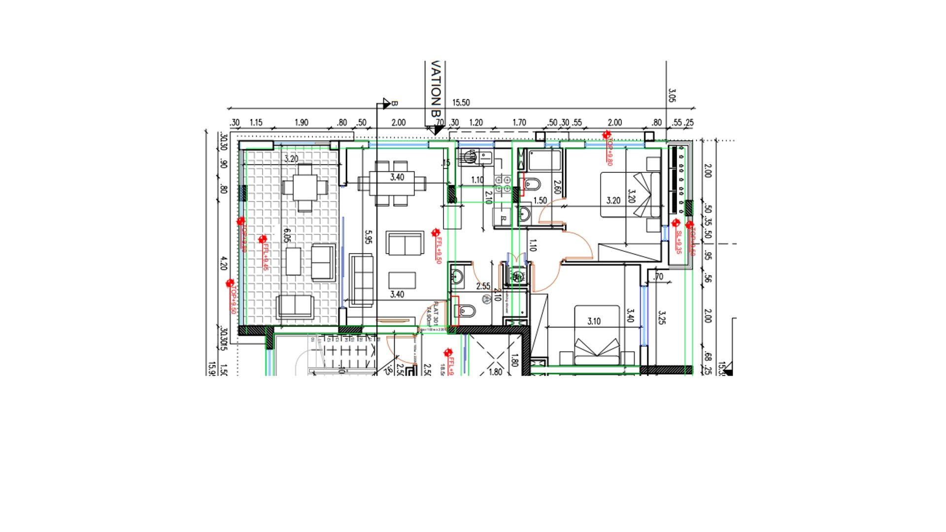 2 chambres Appartement à Larnaca, Larnaka, Chypre No. 26321