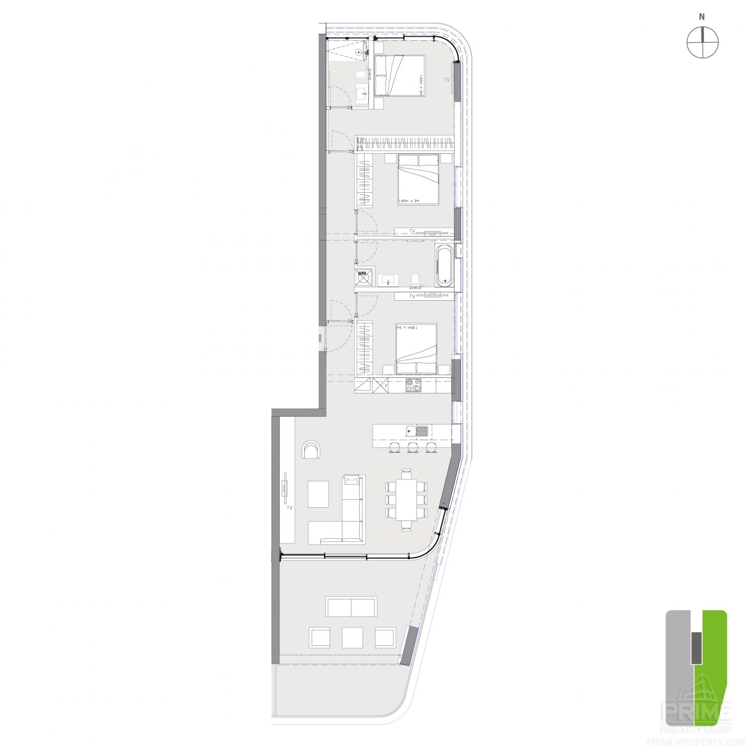 3 chambres Appartement à Limassol, Chypre No. 26324