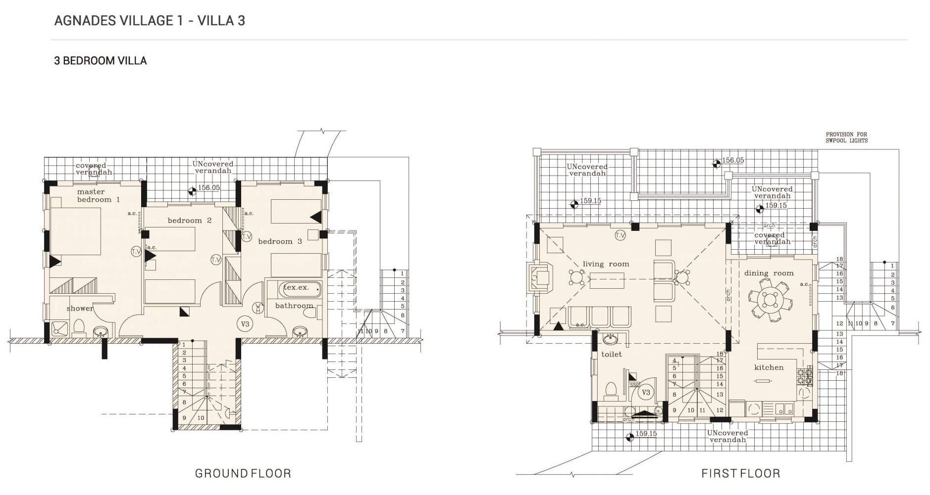 3 dormitorios Villa en Agnades Village Polis, Paphos, Chipre No. 9042