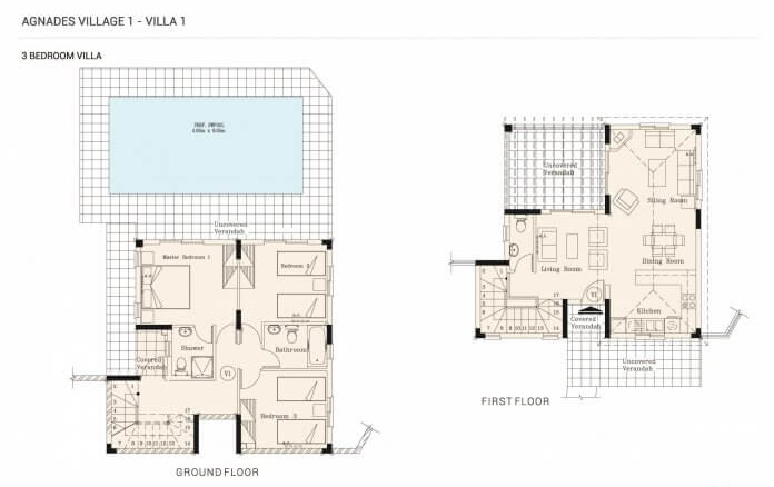 3 dormitorios Villa en Agnades Village Polis, Paphos, Chipre No. 9037