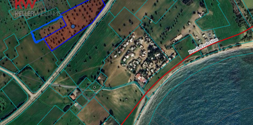 21783m2 Land in Mazotos, Larnaka, No. 40504