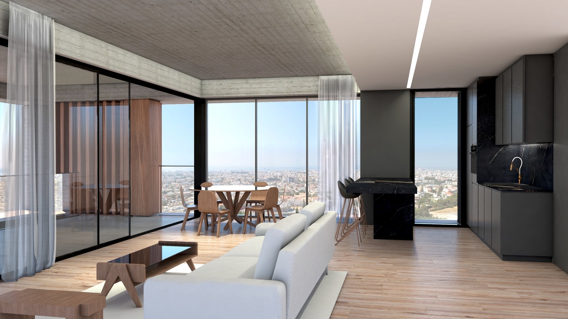 2 chambres Appartement à Mesa Geitonia, Limassol, Chypre No. 26854