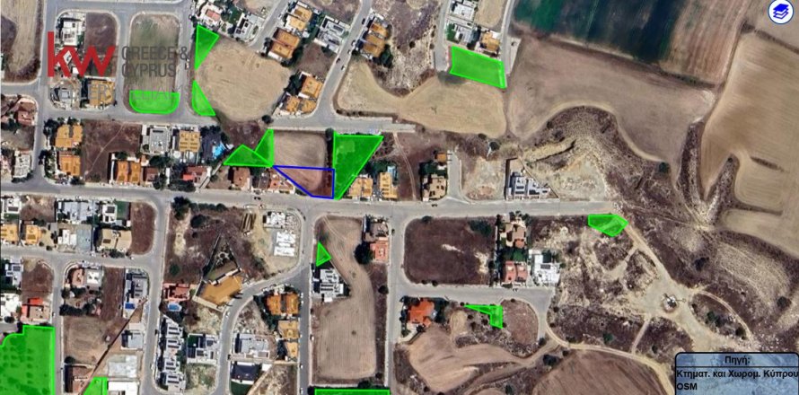 Земельный участок 656м2 в Дали, Никосия,  № 40119