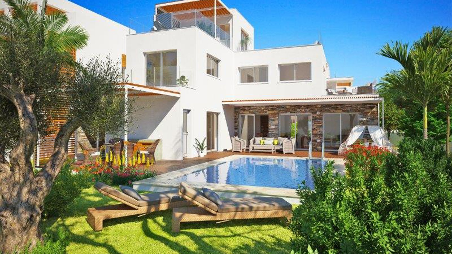 4 bedrooms Villa in Geroskípou, Paphos, Cyprus No. 25886