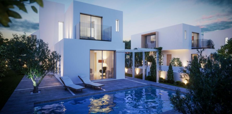 Вилла с 3 спальнями в Пафос, № 38524