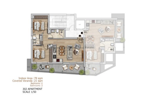2 chambres Appartement à Larnaca, Larnaka,  No. 53041 11