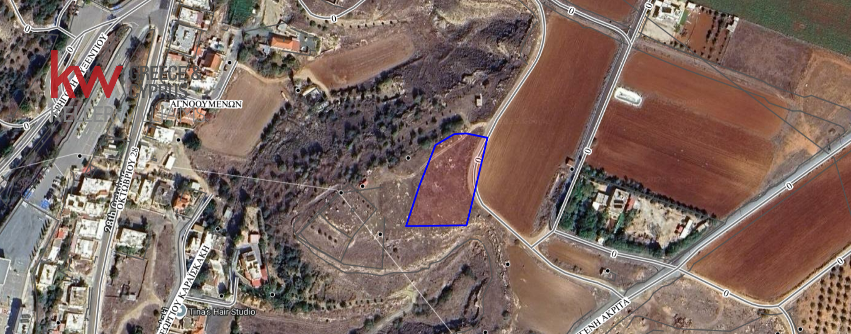 Земельный участок 3164м2 в Ормидея, Ларнака, Кипр № 56658