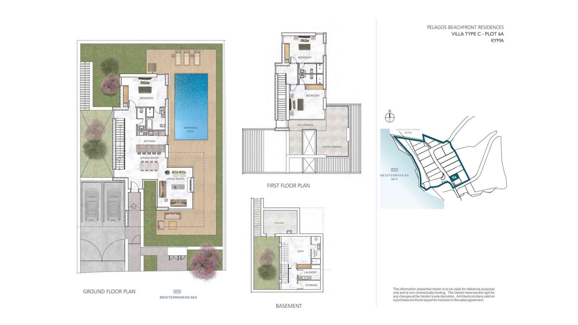 3 bedrooms Villa in PELAGOS BEACHFRONT RESIDENCES Paphos, Cyprus No. 5366