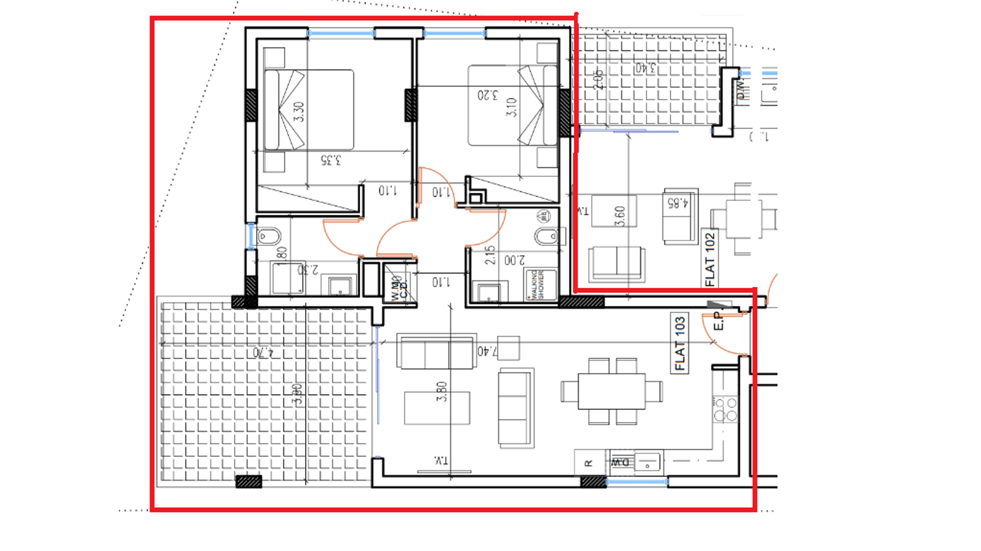 2 chambres Appartement à Aradippou, Larnaka, Chypre No. 26877
