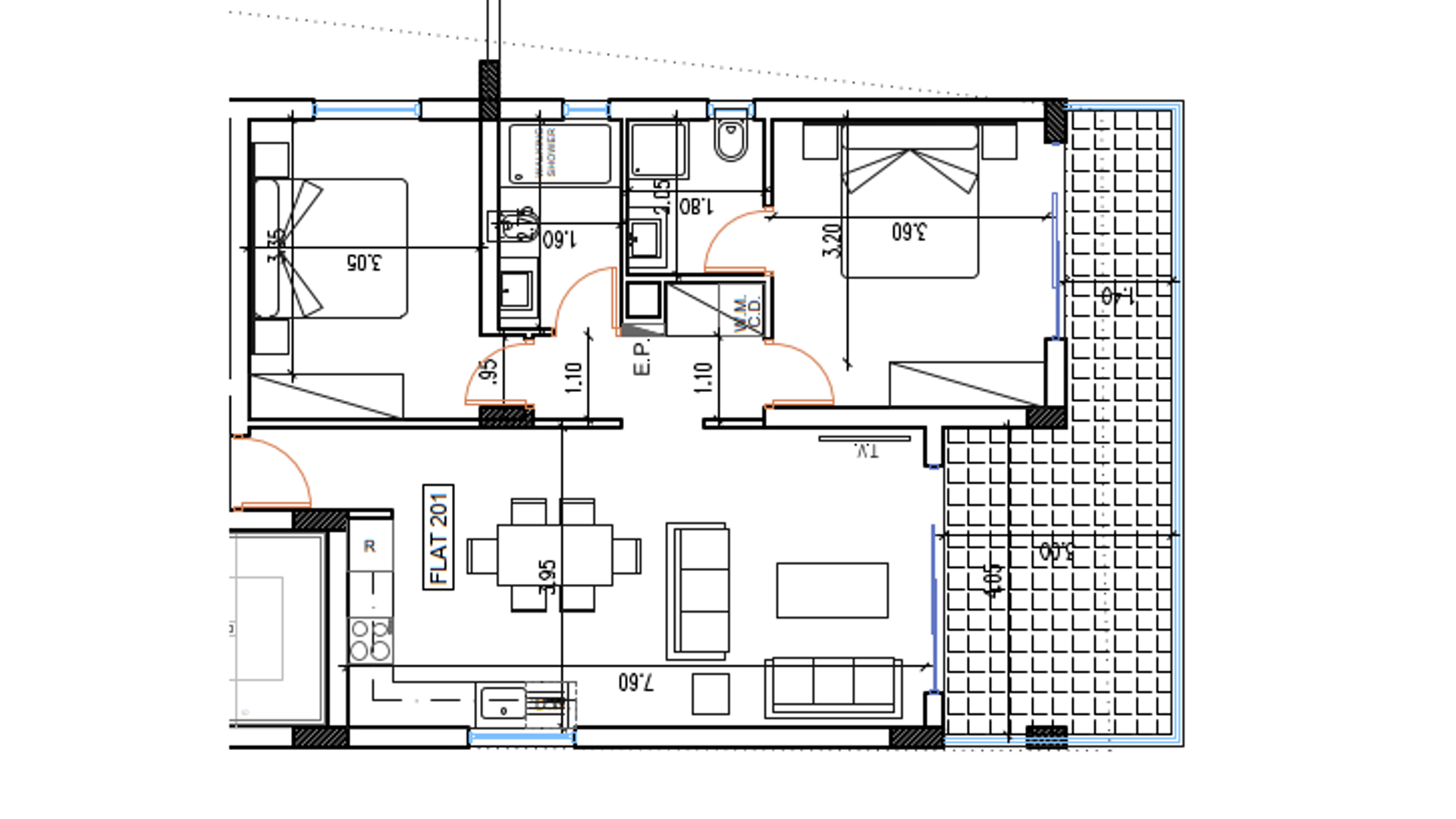 2 chambres Appartement à Aradippou, Larnaka, Chypre No. 26878