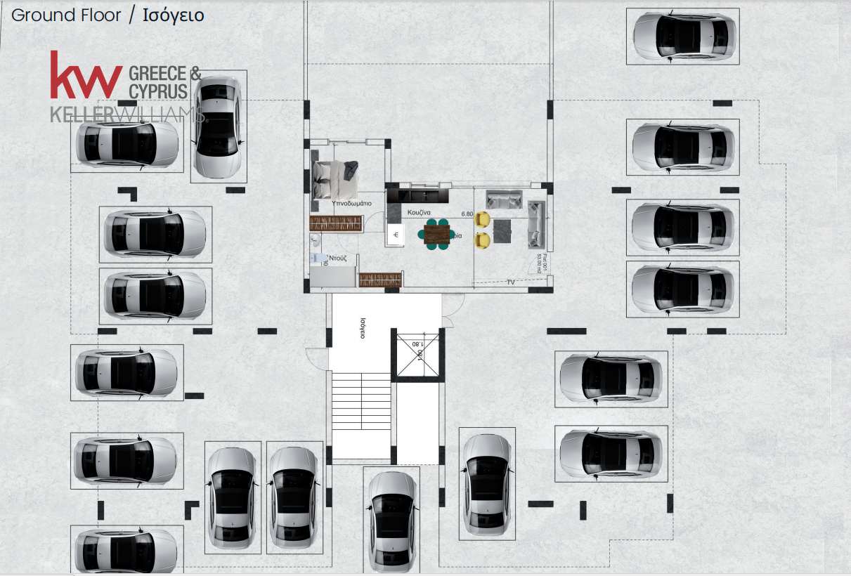 1 dormitorio Apartamento en Larnaca, Larnaka, Chipre No. 40592