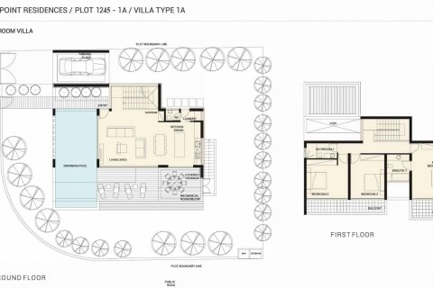 Villa floor plan «3BR-10», 3 bedrooms in Viewpoint Hills