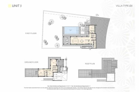 Villa plano de planta «TYPE D3», 3 dormitorios en el IMPERIAL RESIDENCES