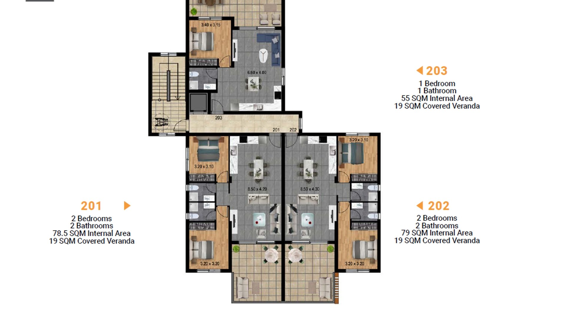 2 bedrooms Penthouse in Limassol, Cyprus No. 30161