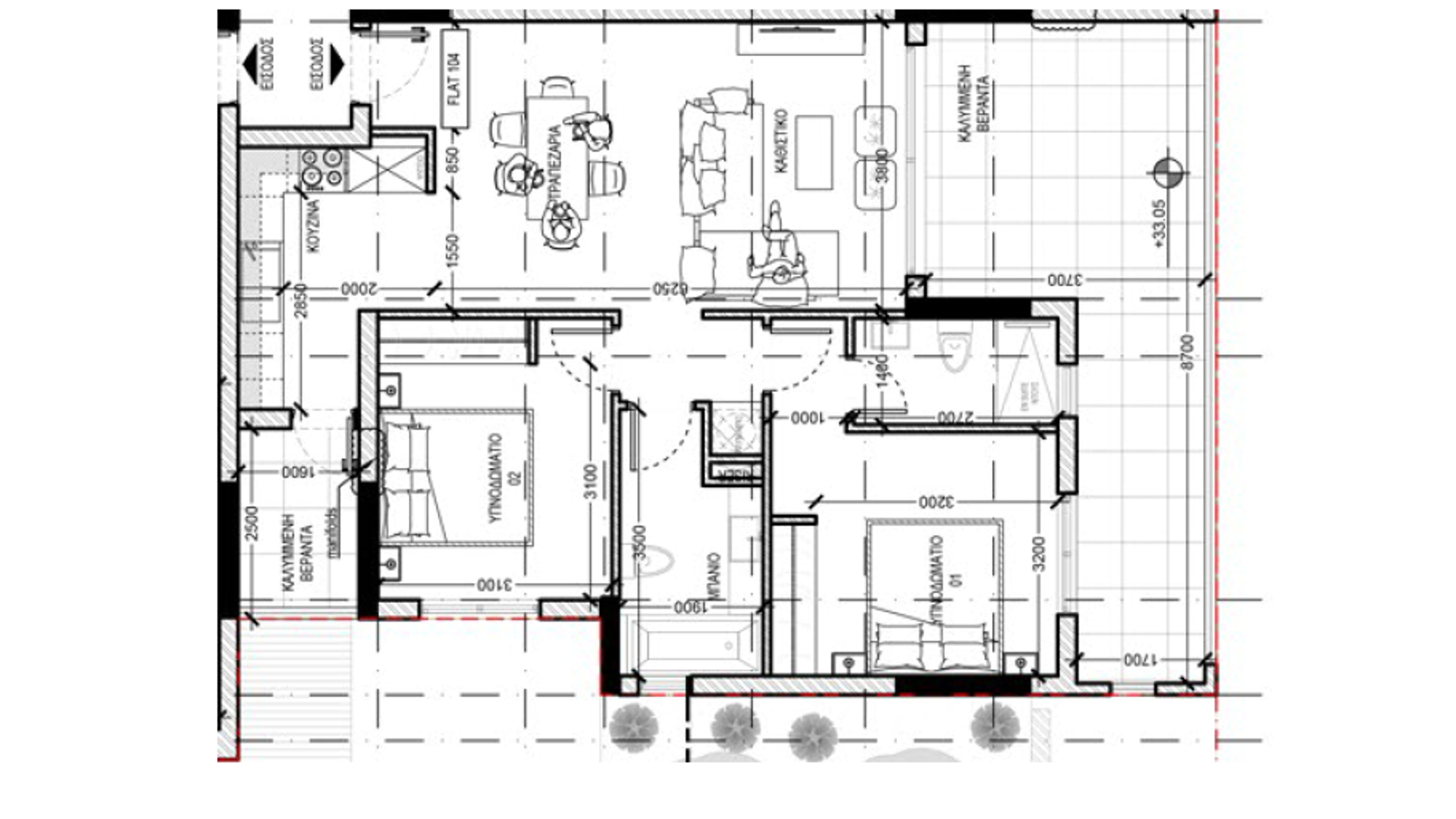 2 chambres Appartement à Livadia, Larnaka, Chypre No. 30163