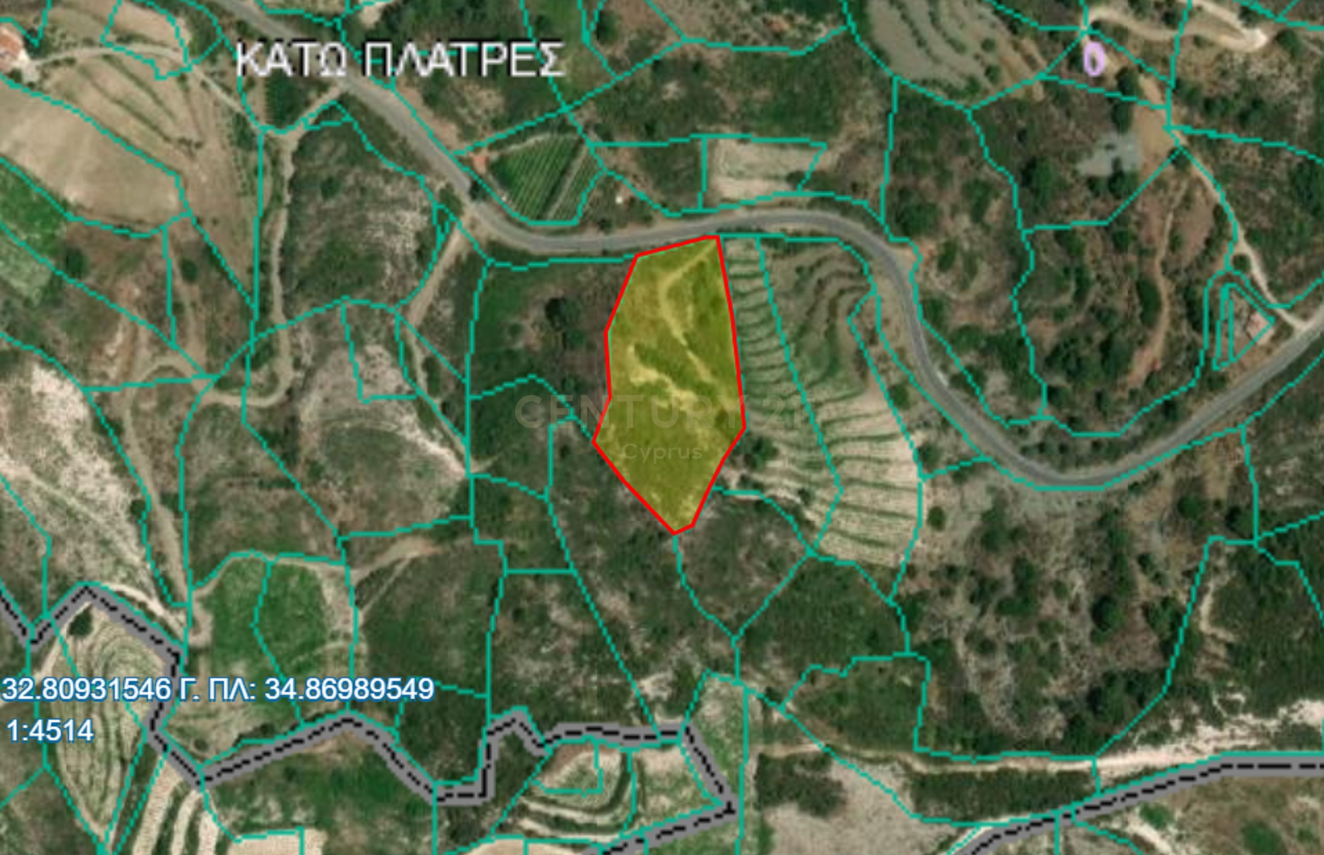 Land in Kato Platres, Limassol, Cyprus No. 55852
