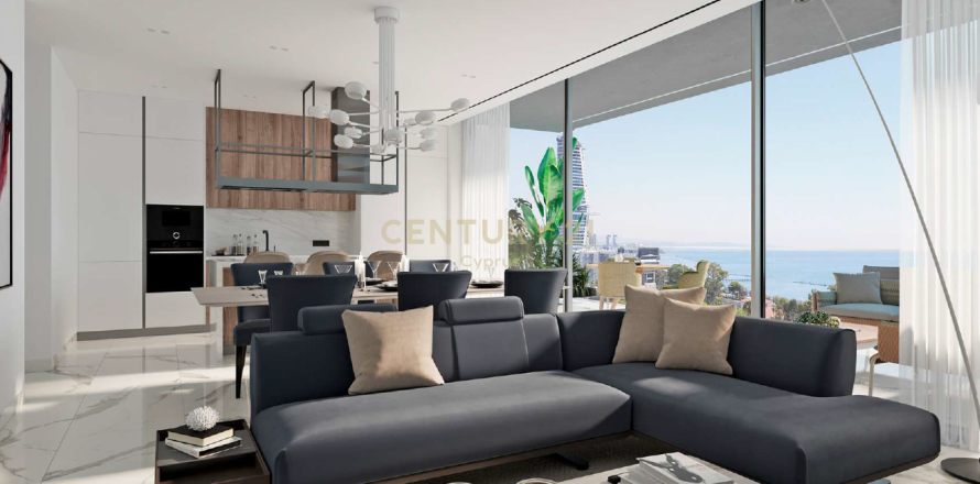 3 dormitorios Apartamento en Limassol, No. 55924